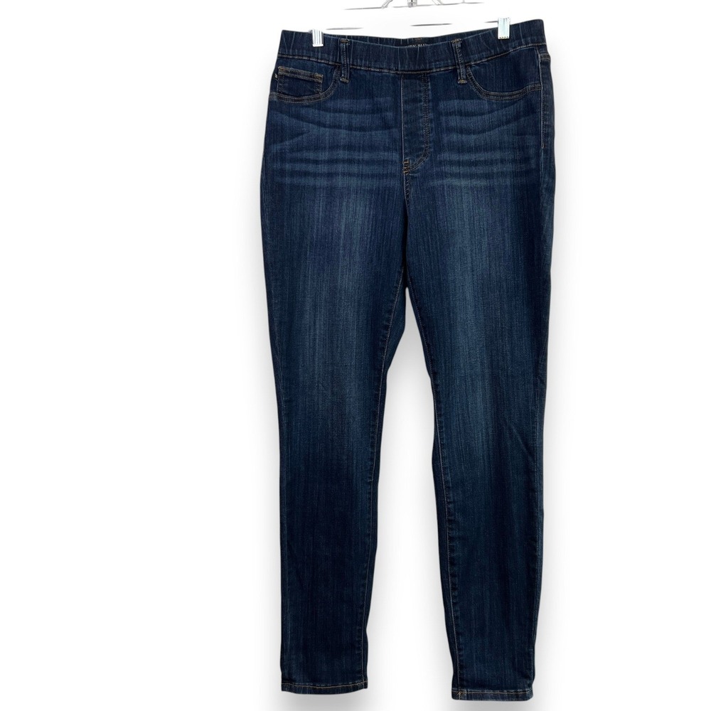 Judy Blue Slim Fit Pull On Jeans Womens 13 31 Dark Wash Denim Casual Comfort